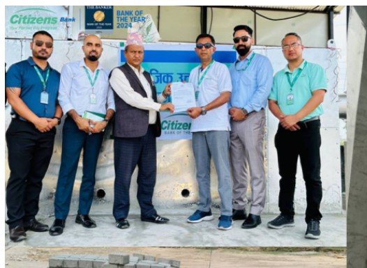 Citizen’s Bank provides assistance for construction of crematoria