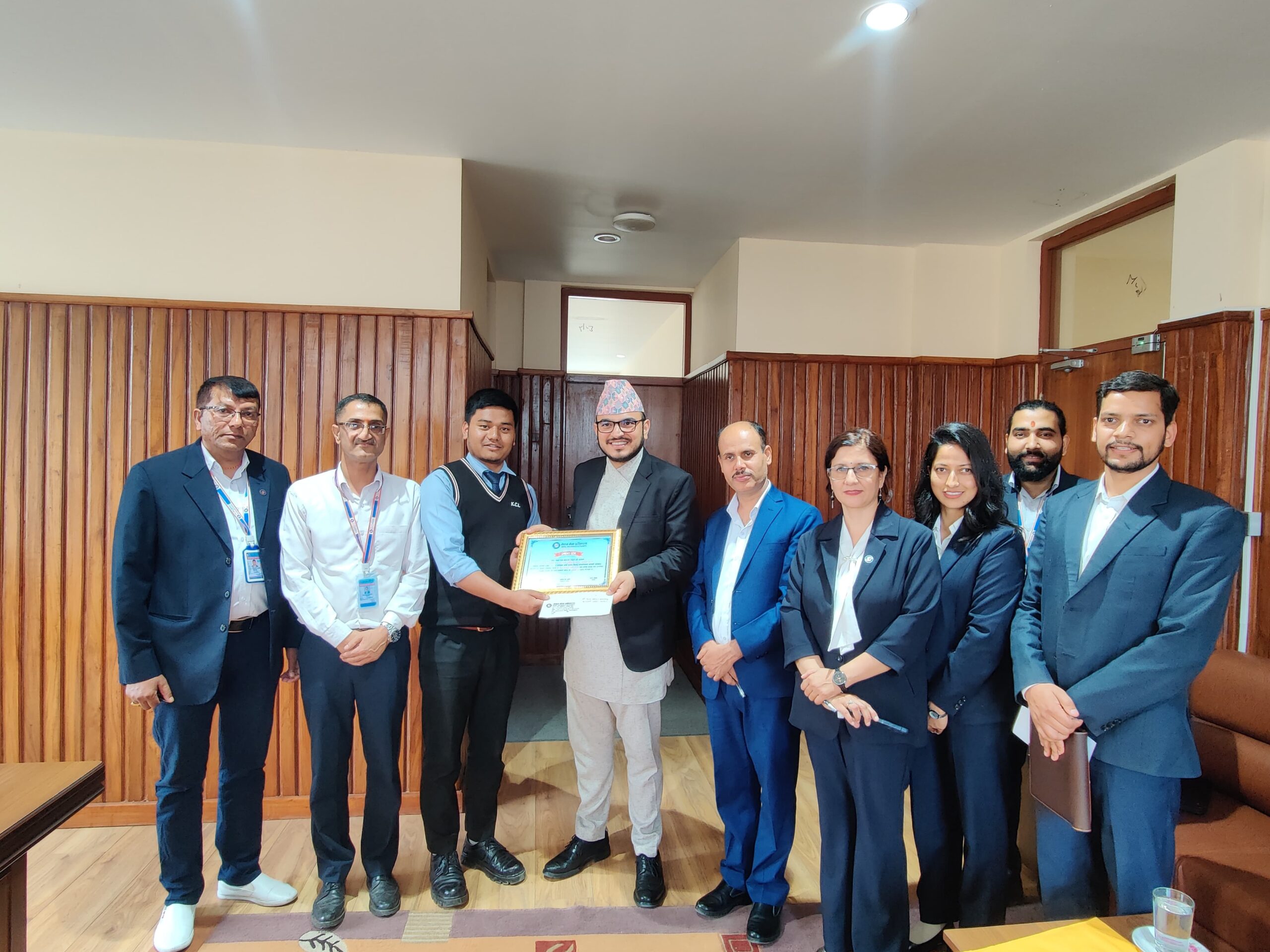 Awards to winners of state-level essay competition organized by Insurance Authority