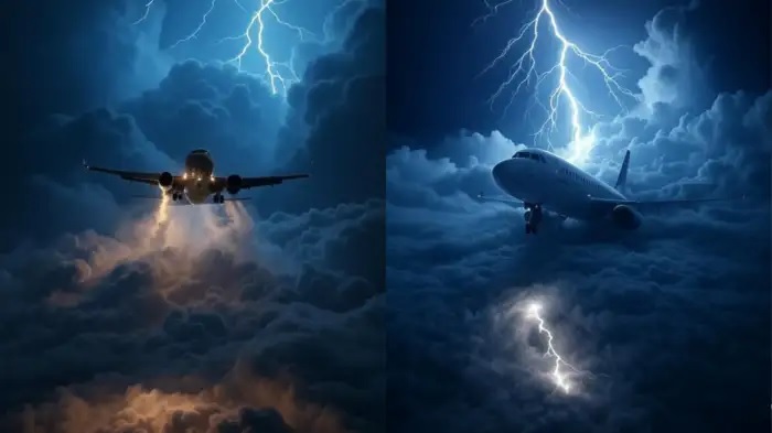 उडिरहेको विमानमा चट्याङ पर्यो भने के हुन्छ ? यस्तो छ रोचक विज्ञान