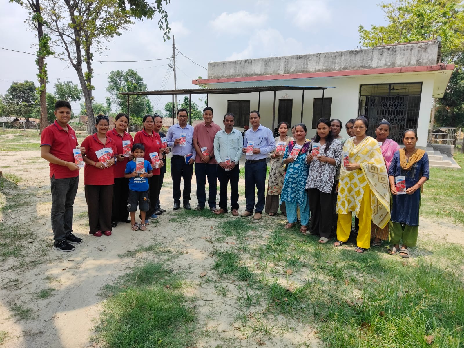Sun Nepal Life hands over medical store drawers to Adharbhut Swasthya Kendra