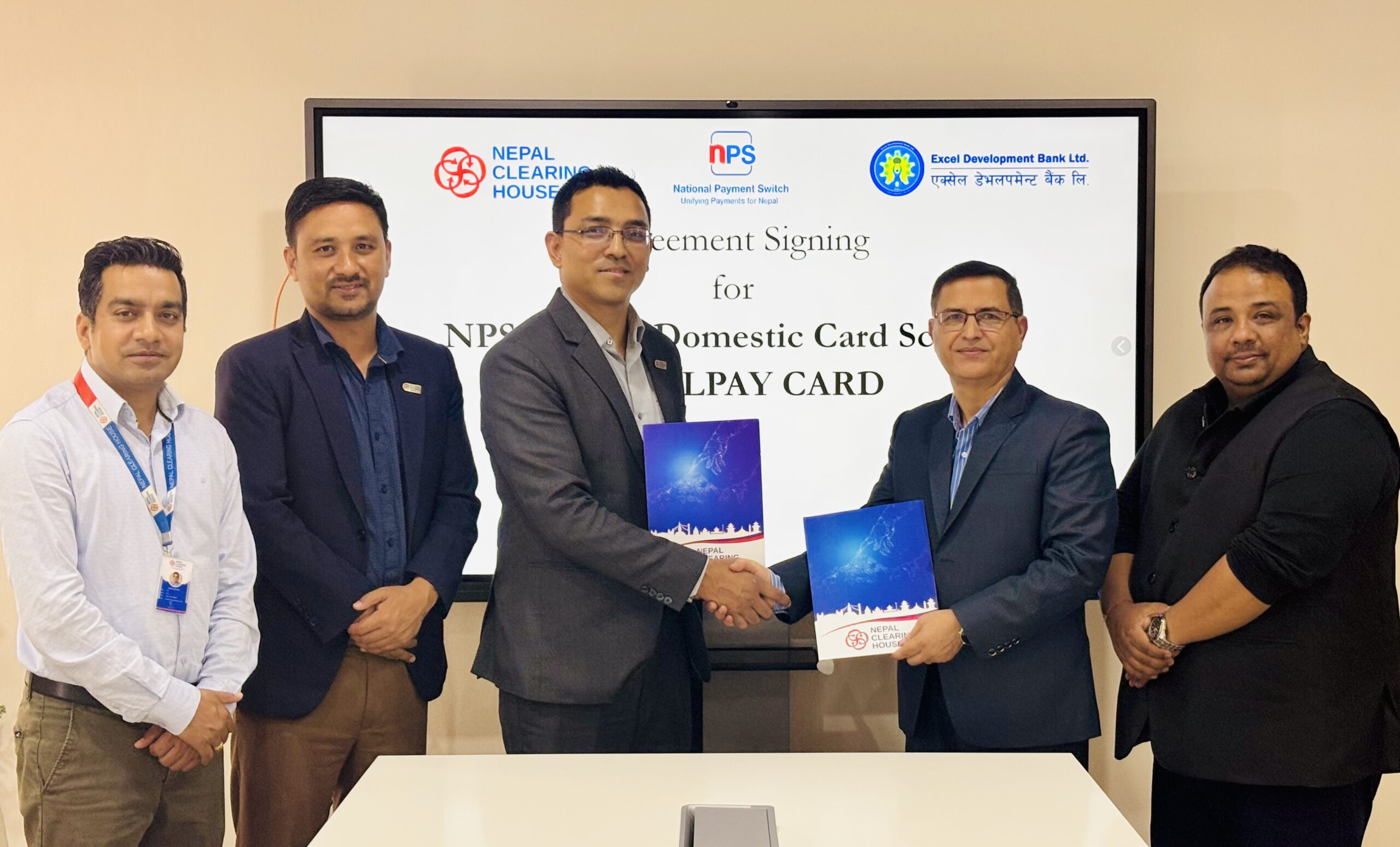Excel Development Bank affiliated with NPS-NCS and Nepal Pay Card