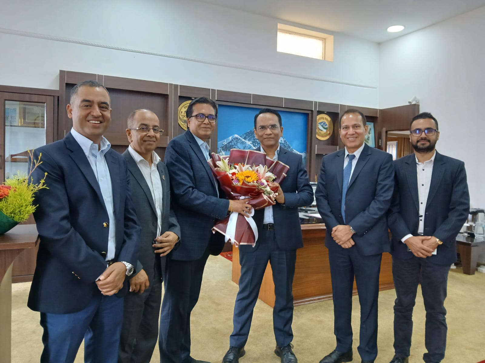 Congratulations and best wishes to newly appointed Governor Poudel