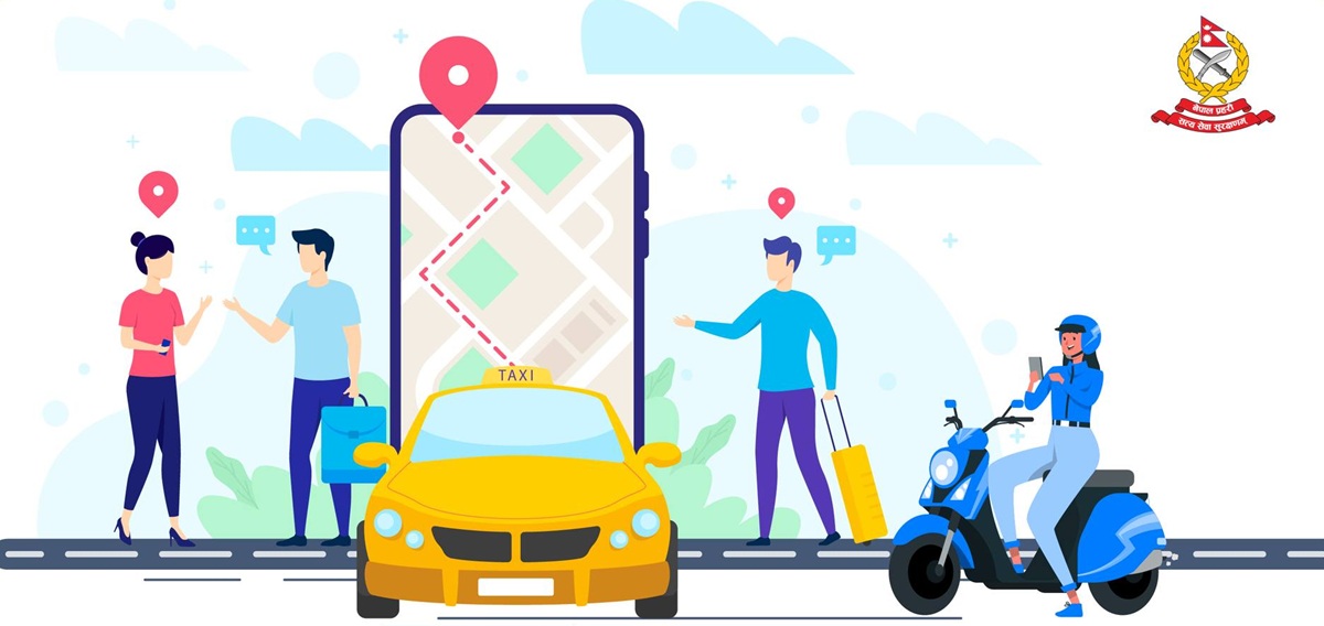 Nepal Police warns ride-sharing not to charge more fare