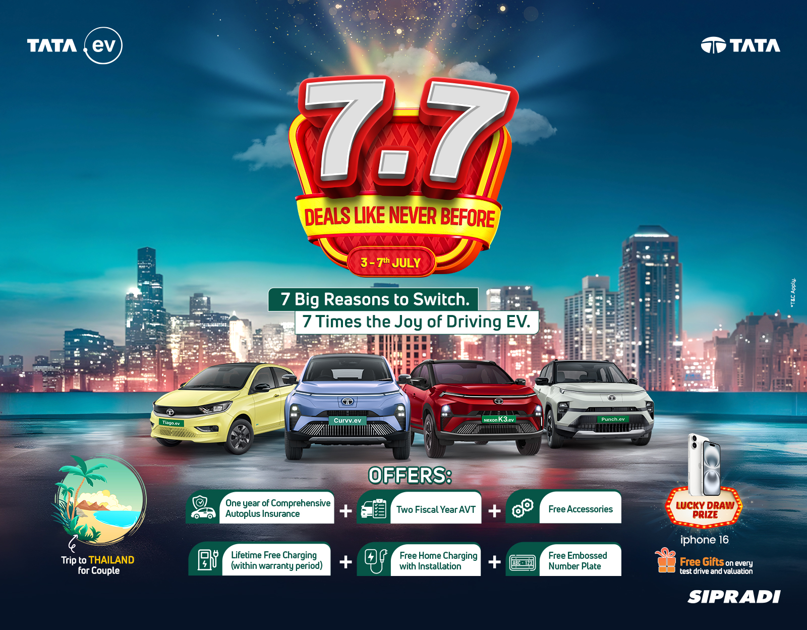 टाटाको ७.७ डिल्स लाइक नेभर विफोर स्किमको लागि विशेष अवसर कुर्नु नपर्ने