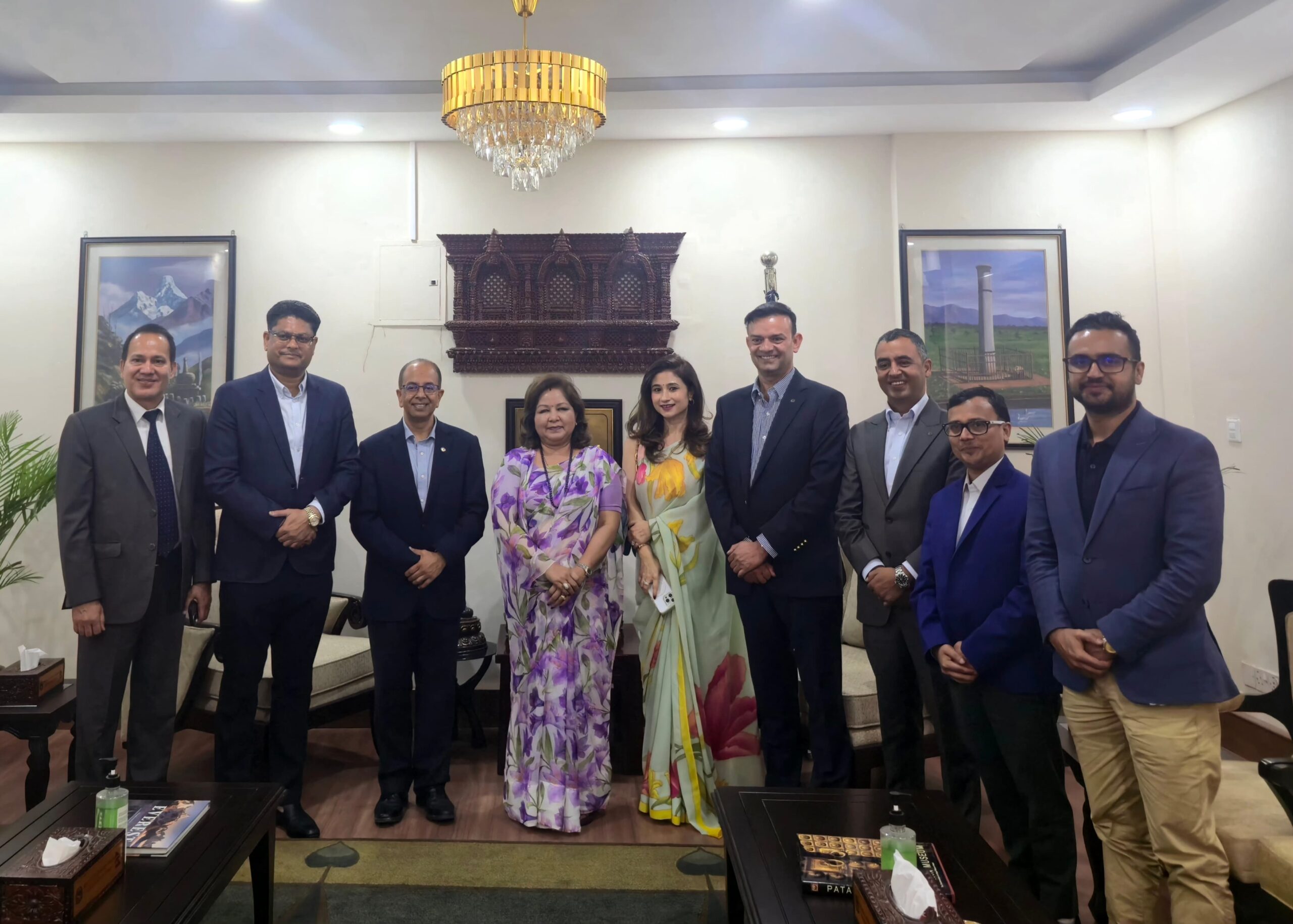 सिएनआईका नवनिर्वाचित पदाधिकारीले गरे परराष्ट्रमन्त्री र मुख्य सचिवसँग छलफल