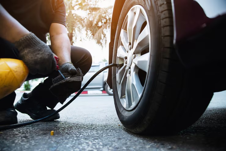 Low air on the tires of a car or bike can cause major damage, accident risk is equally