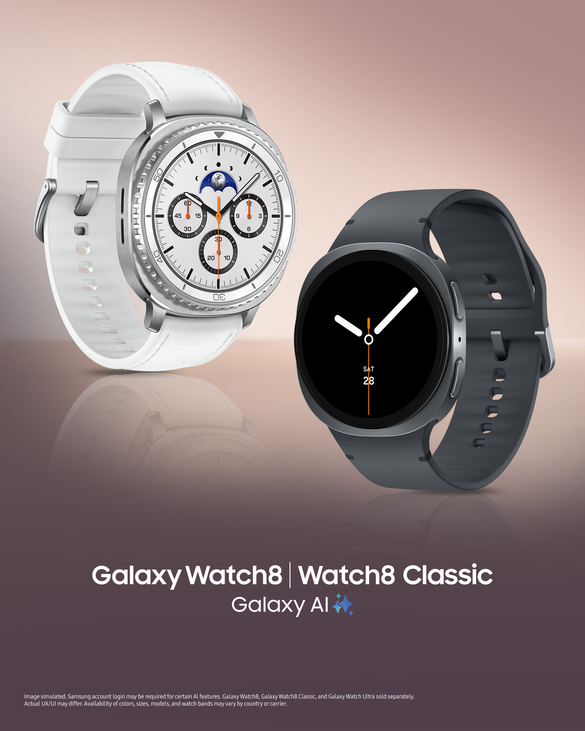 Samsung Galaxy Watch 8 series, ultra comfort and personal health match