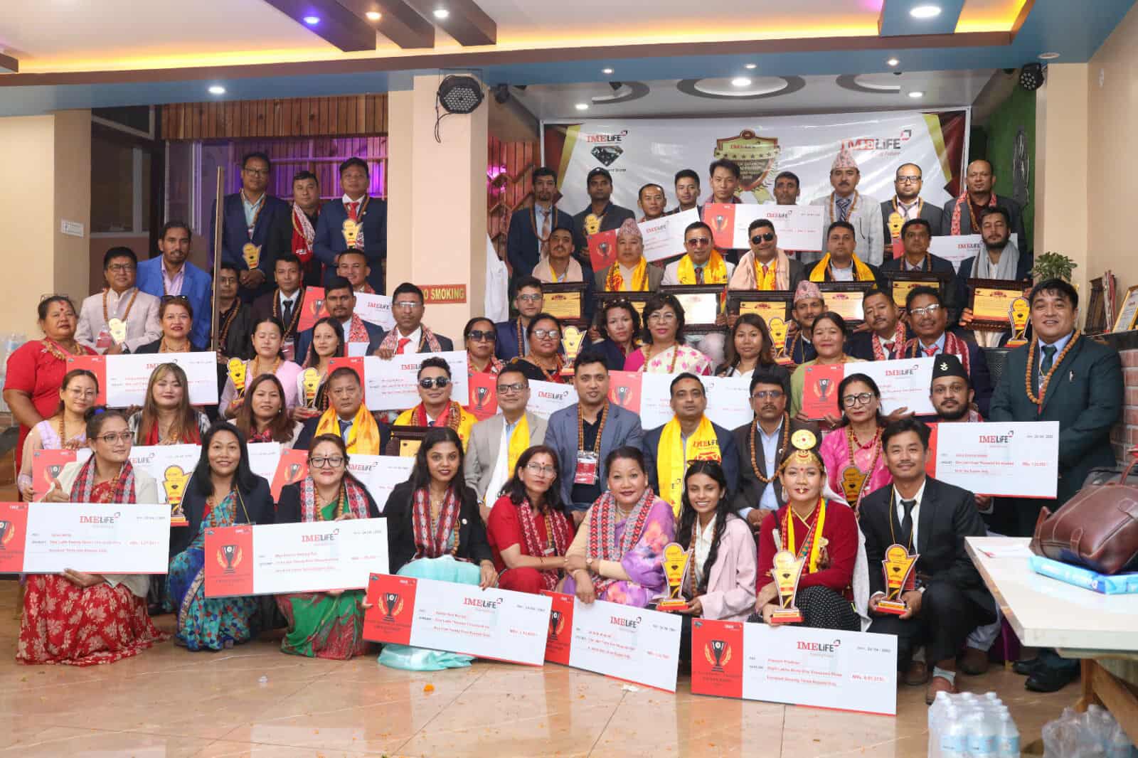 Block Diamond Group organises Koshi State Level Agency Manager Award Night under IME Life