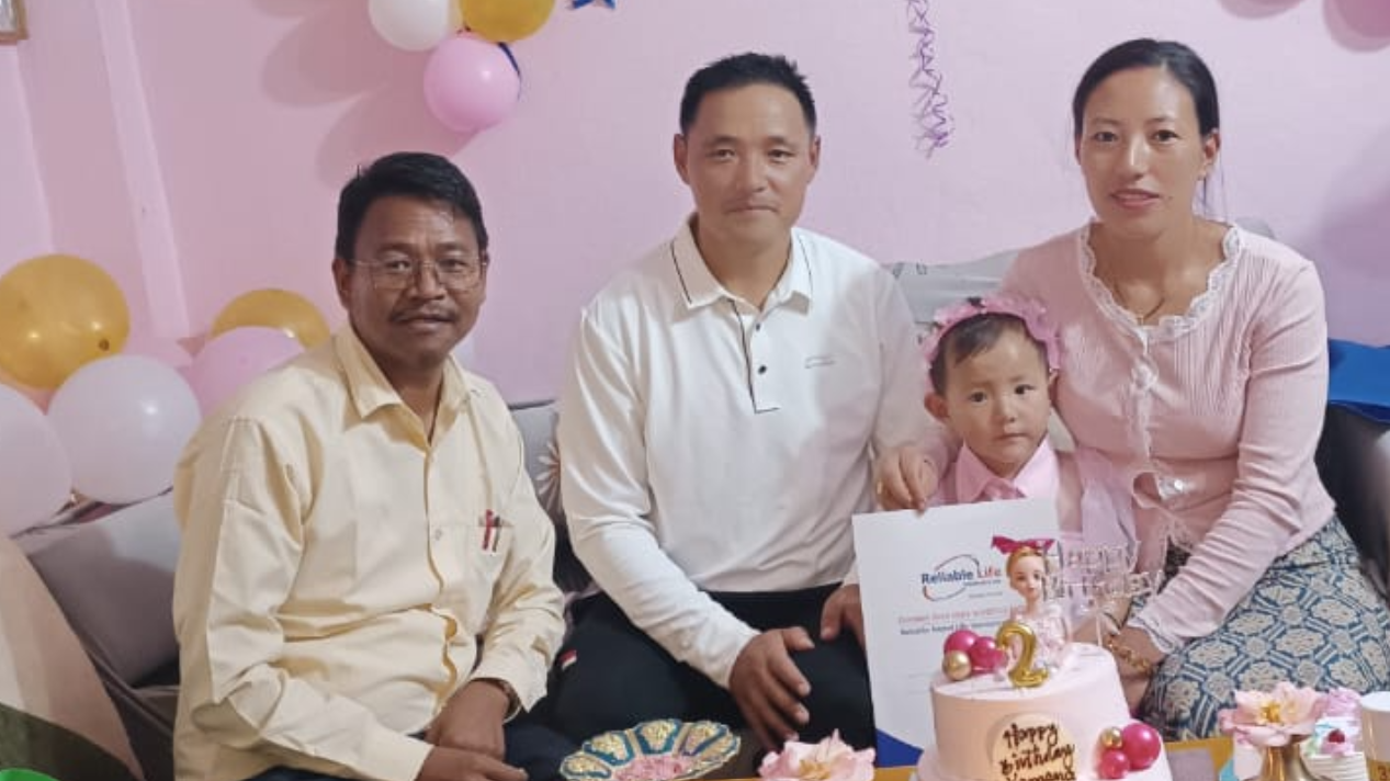 Father gifts insurance policy to daughter