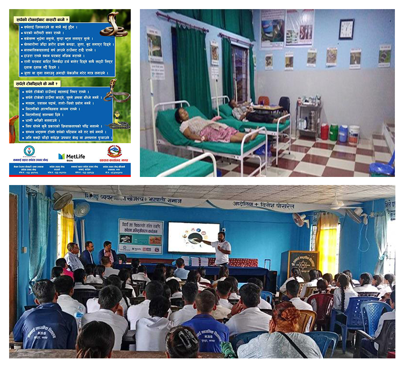 Met Life supports control of snakebite risk in rural areas