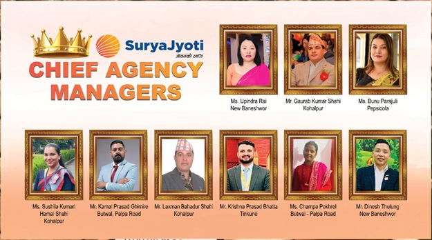 Suryajyoti ‘Star Agency Meet-2082’ concluded with the enthusiasm of the best agents
