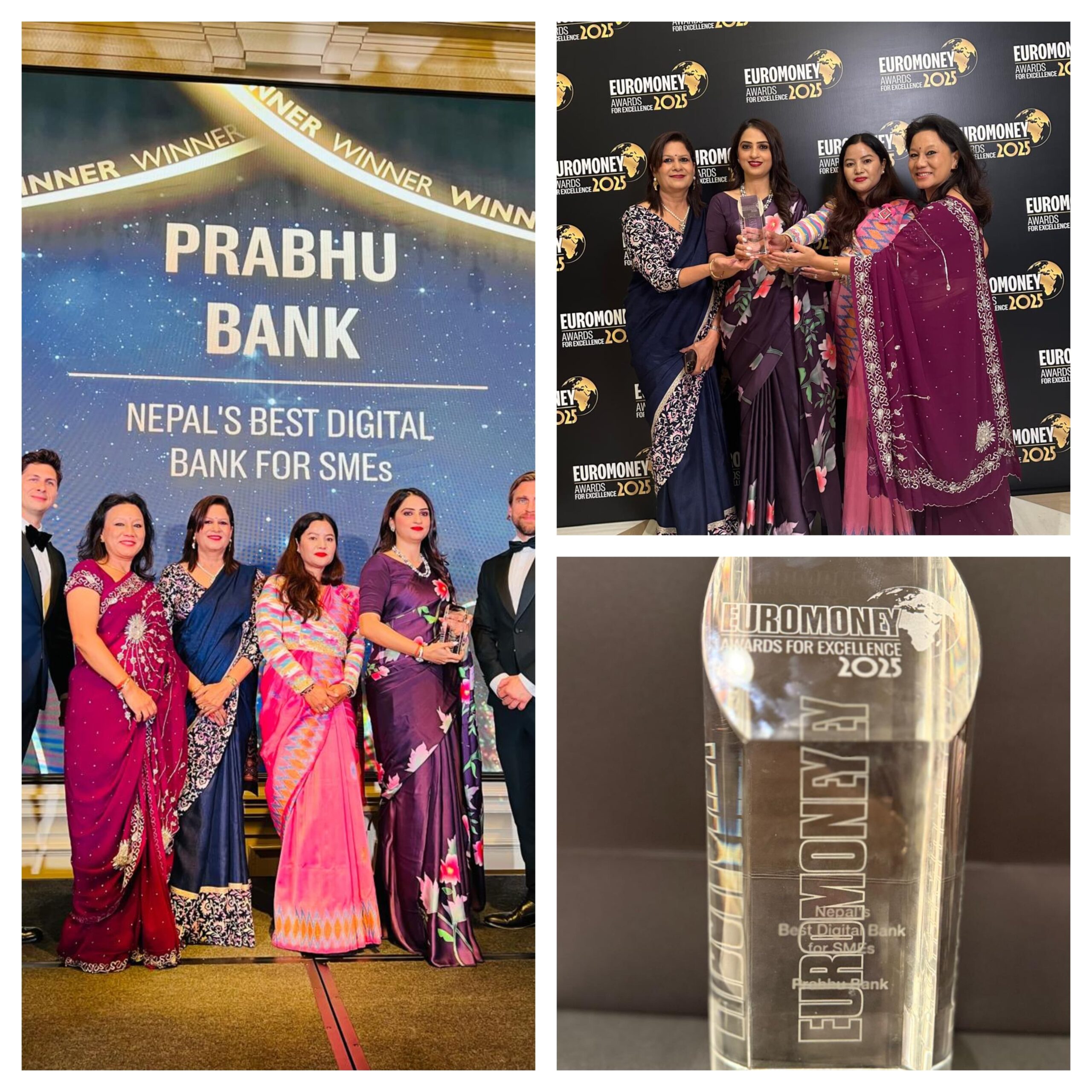Prabhu Bank honoured with Euromoney Award 2025 for ‘Best SME Digital Bank of Nepal’