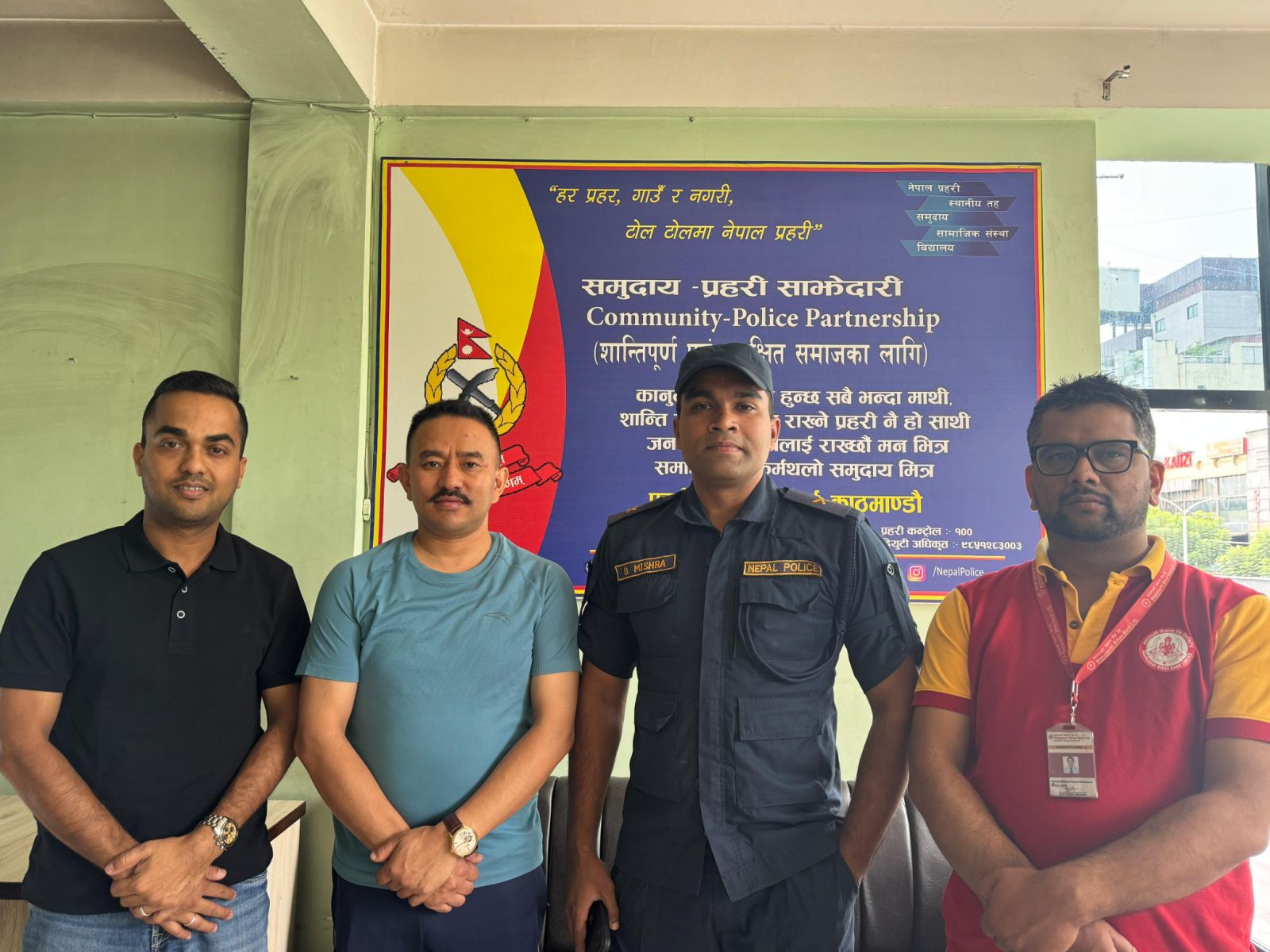 Mahalaxmi Bikas Bank Supports Renovation of Police Circle Durbarmarg Office Building