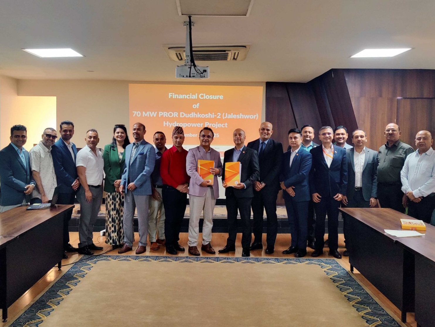 लक्ष्मी सनराइज बैंकको अगुवाईमा दुधकोशी-२ जलविद्युत आयोजनाका लागि जुट्यो लगानी