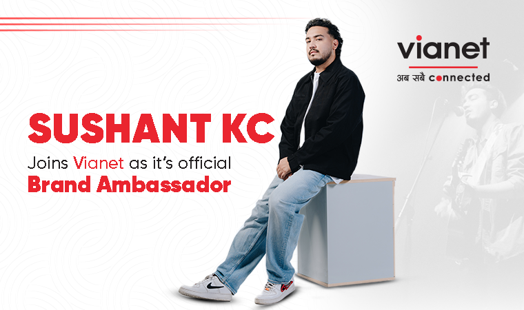 Singer KC appointed brand ambassador of Vianet, internet for dreamers campaign launched