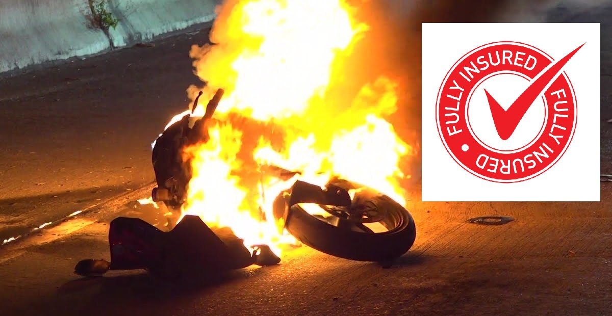 Motorcyclist in trouble for not opting for full insurance in the greed of saving less money