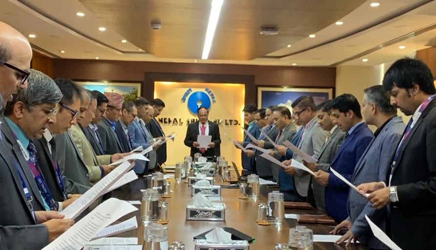 Nepal SBI Bank Employees Pledge to Celebrate World Ethics Day