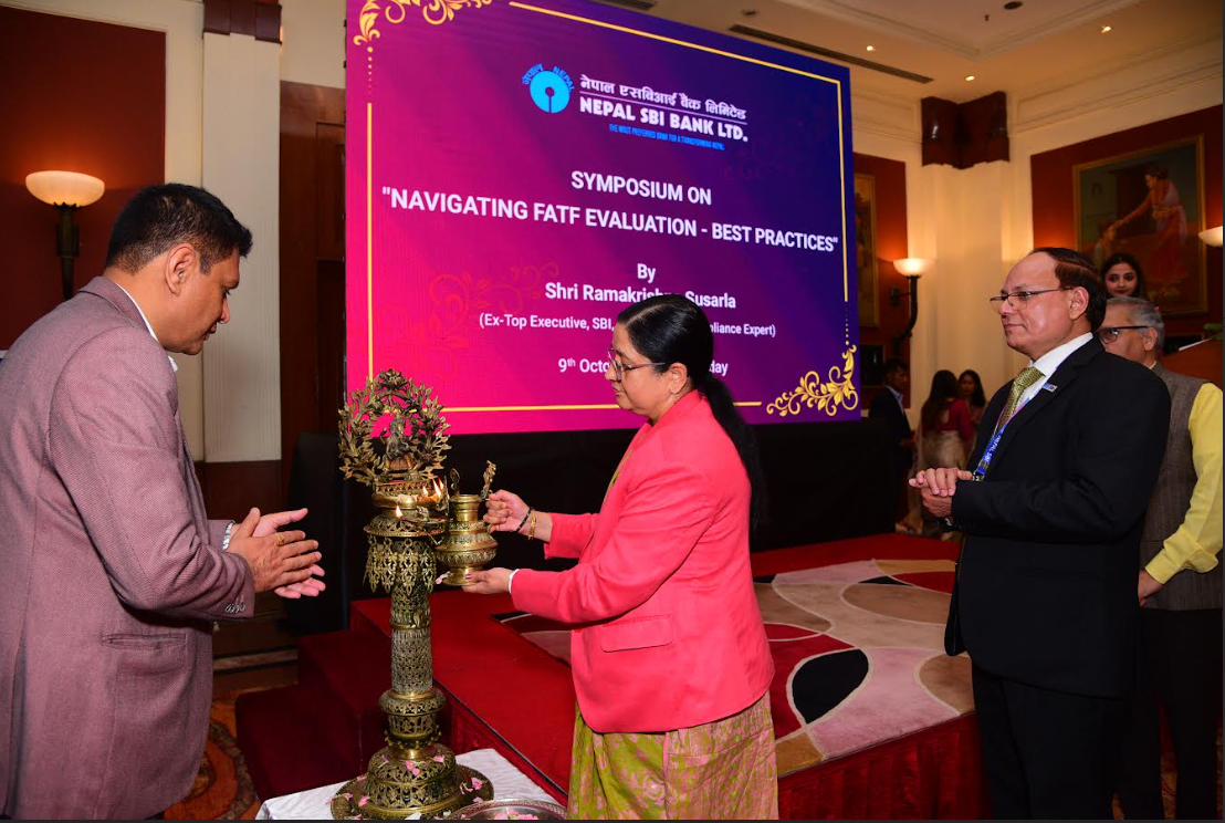 नेपाल एसबिआई बैंकको नेभिगेटिङ एफएटीएफ इभ्यालुसन– बेस्ट प्राक्टिस गोष्ठी सम्पन्न