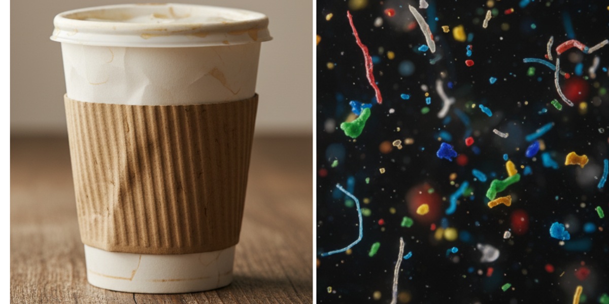 Hot drinks in paper cups: The risk of microplastics on health
