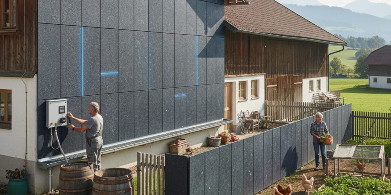 Solar Wall: Renewable Energy for Homes and Farms