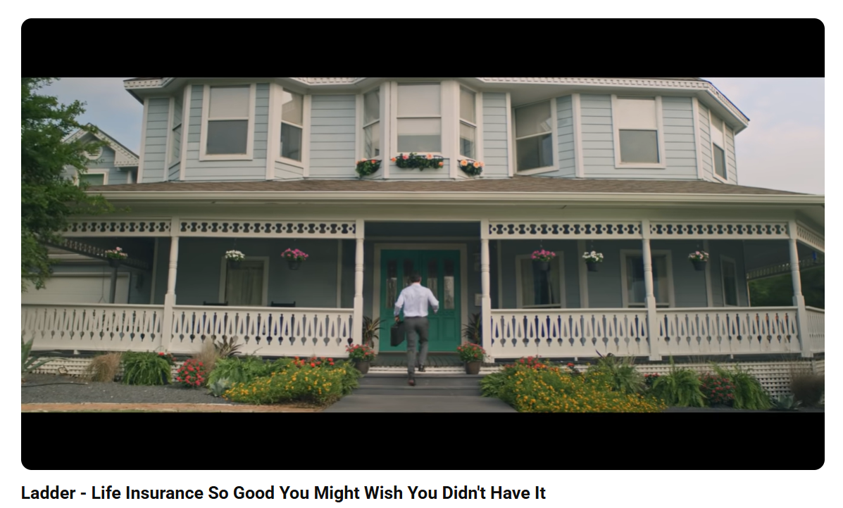 The controversial advertisement of Ladder Life that sparked a lot of criticism