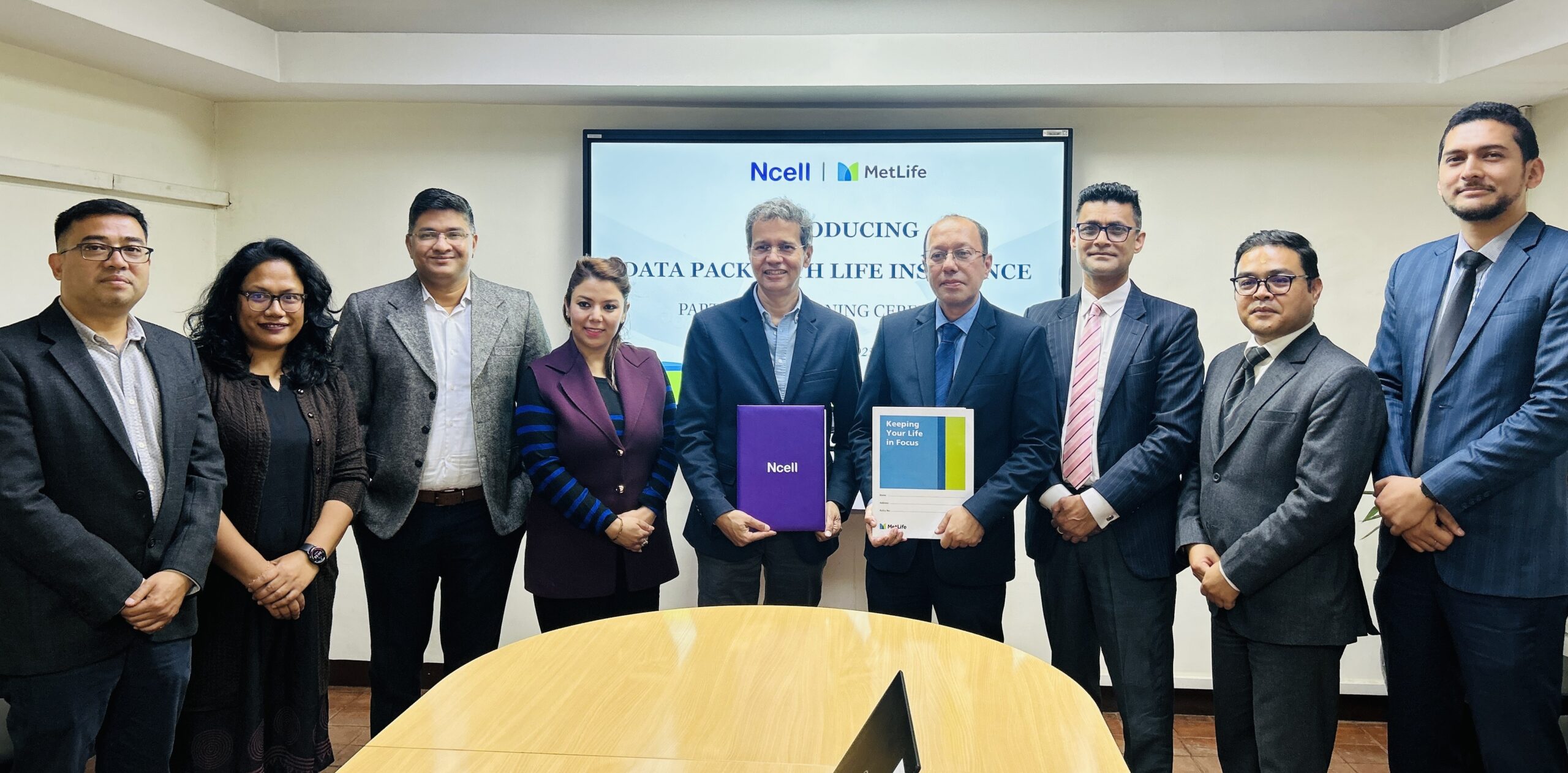 Ncell in partnership with MetLife launches a scheme called “Data with Life Insurance”.
