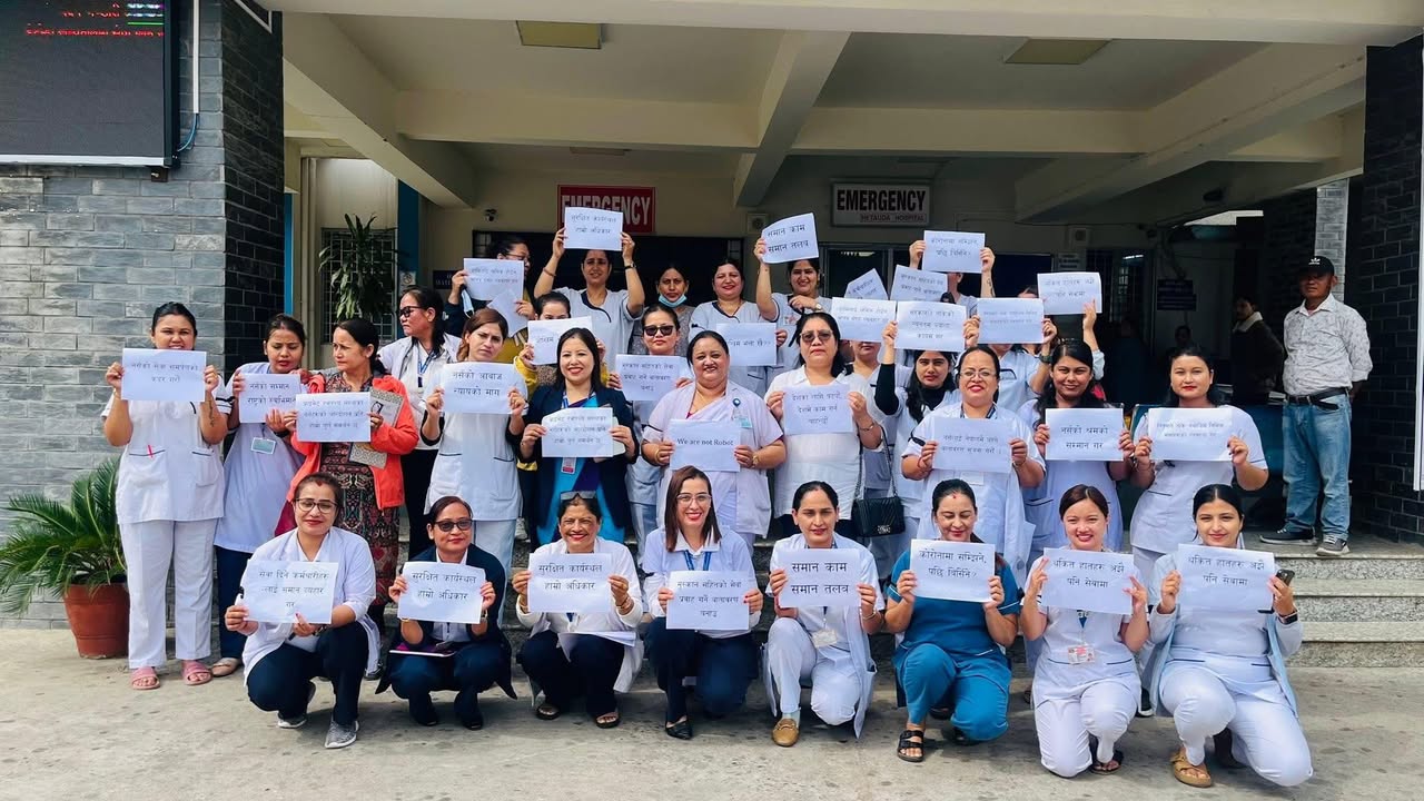 निजी क्षेत्रको अस्पतालका नर्सलाई पनि उचित पारिश्रमिक दिलाउने सहमति