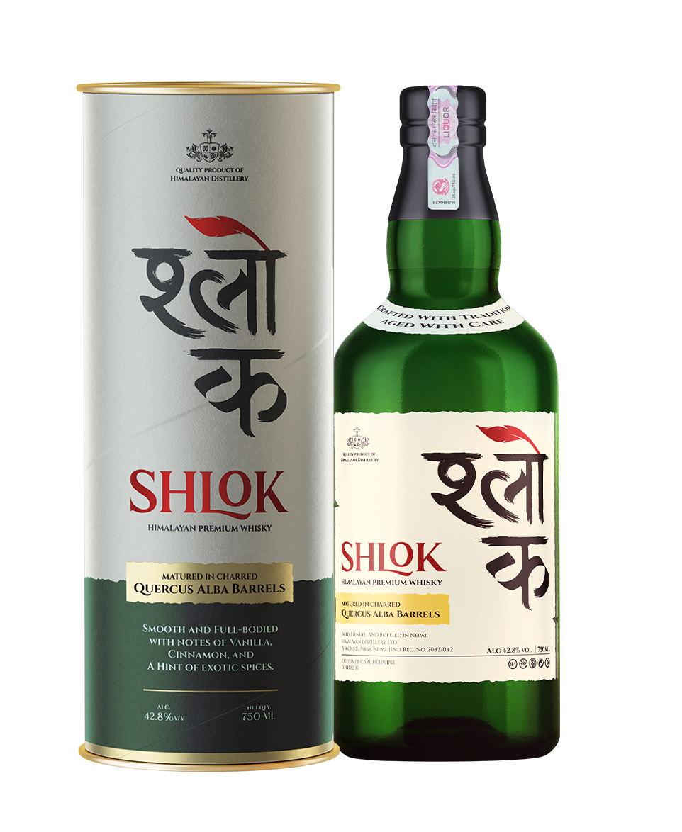 हिमालयन डिस्टिलरीले बजारमा ल्यायो ‘श्लोक हिमालयन प्रिमियम ह्विस्की’