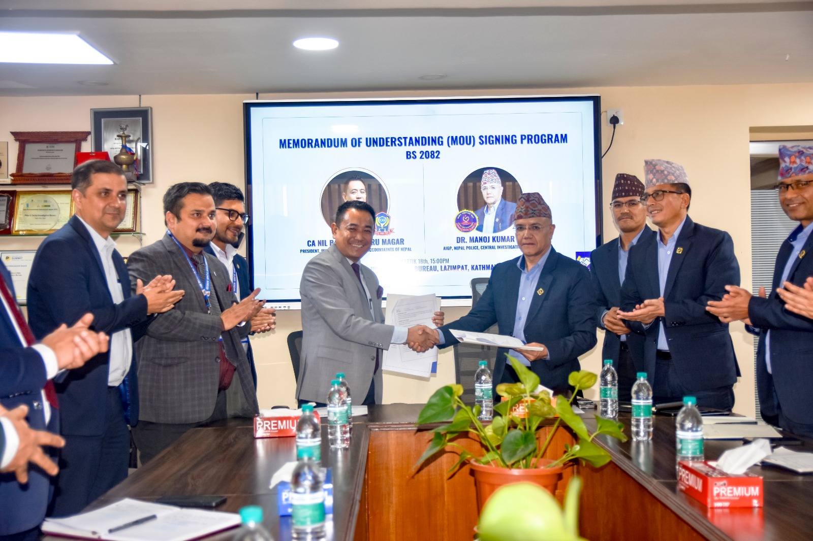 ICAN and CIB sign MoU for investigation and control of Institutional Economic Crimes