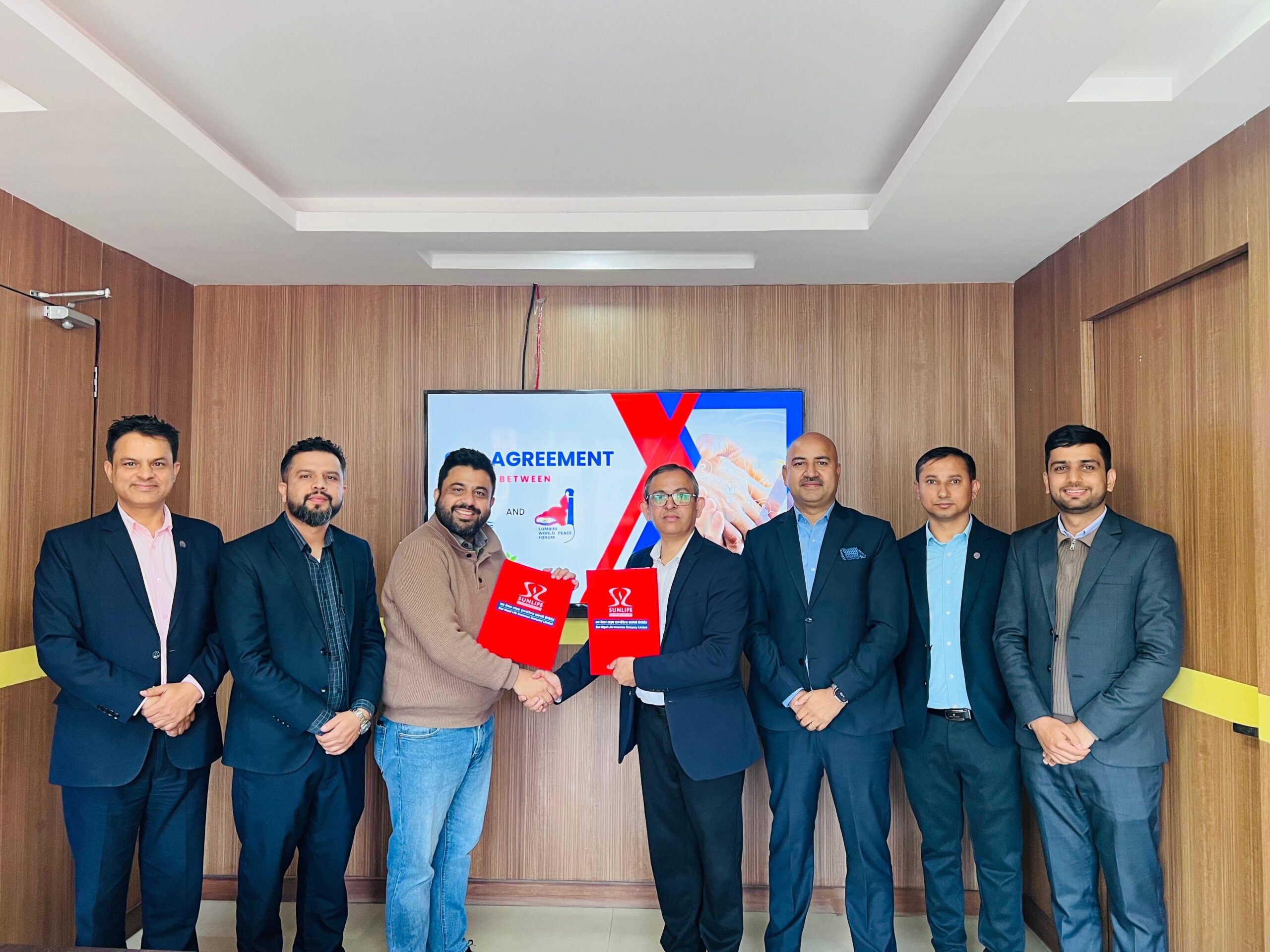 Sun Nepal Life signs MoU with Lumbini World Peace Forum
