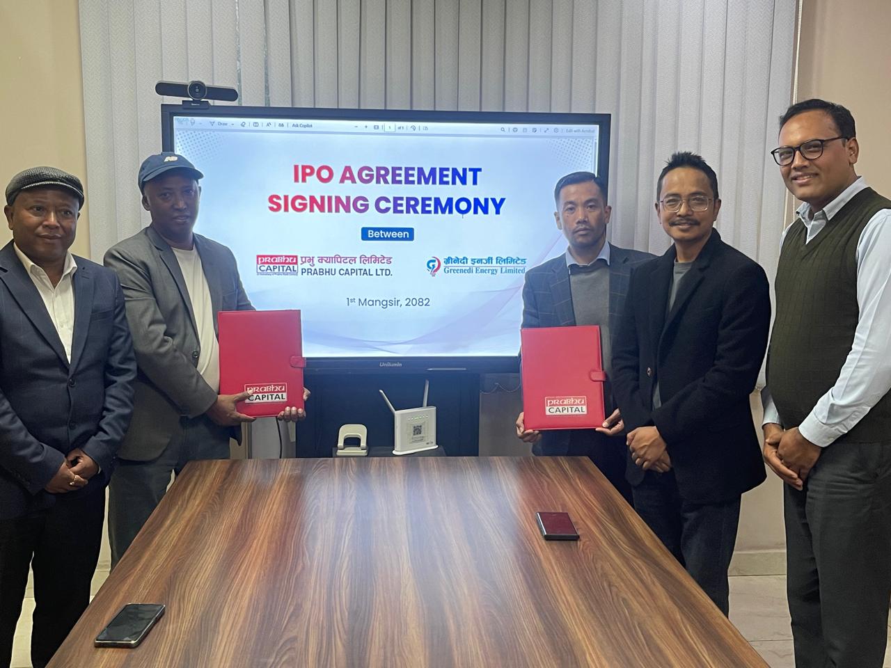 Prabhu Capital has been appointed as the issue manager for the IPO of Greenadi Energy