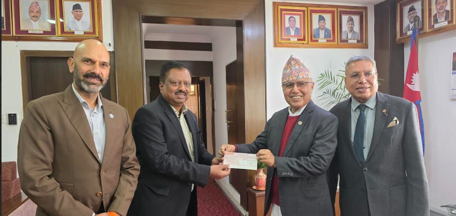 नेपाल लाइफद्वारा भौतिक पूर्वाधार पुनर्निर्माण कोषमा १ करोड ५० लाख सहयोग