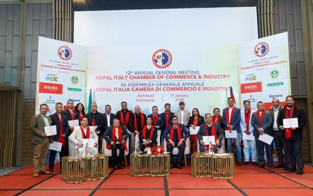 नेपाल–इटाली चेम्बर अफ कमर्स एण्ड इन्डस्ट्रिजको १२औं वार्षिक साधारण सभा सम्पन्न