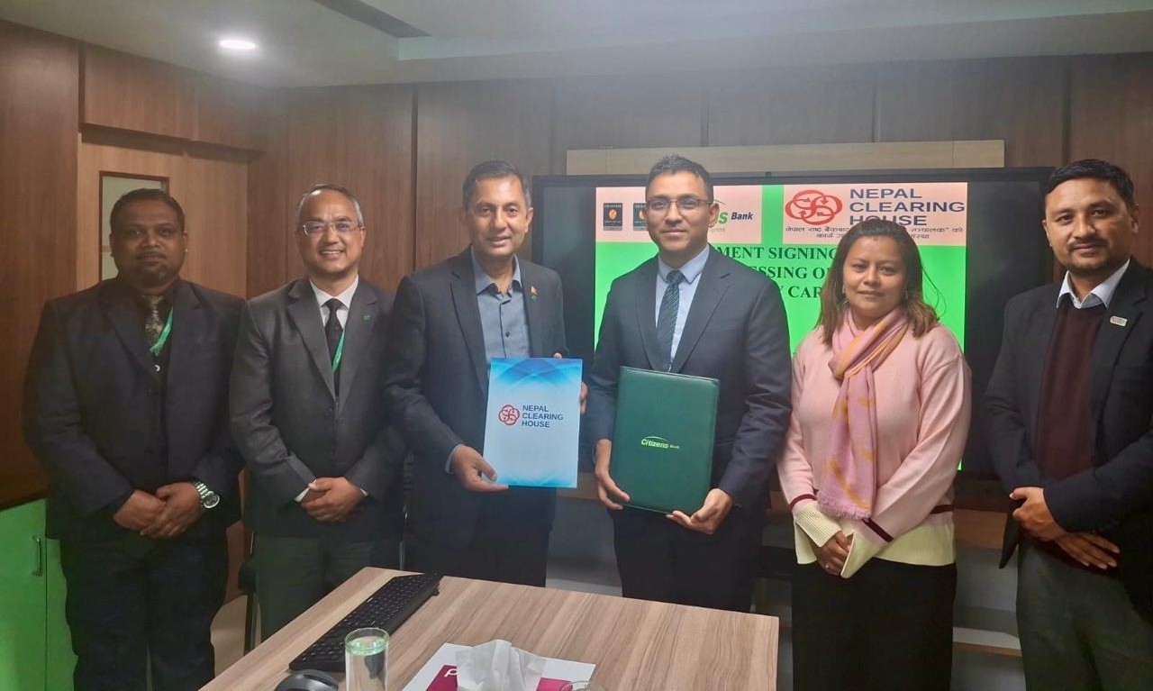 एनसीएचएल इएफटी कार्ड सर्भिसेस् मार्फत नेपाल पे कार्ड इनेबल गर्ने पहिलो बैंक बन्यो सिटिजन्स