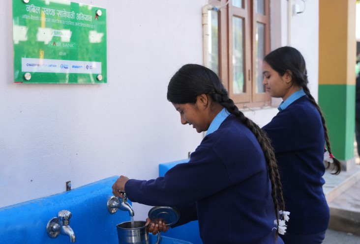 Nabil Bank Chairman Chaudhary digitally inaugurates Nabil Clean Water Campaign