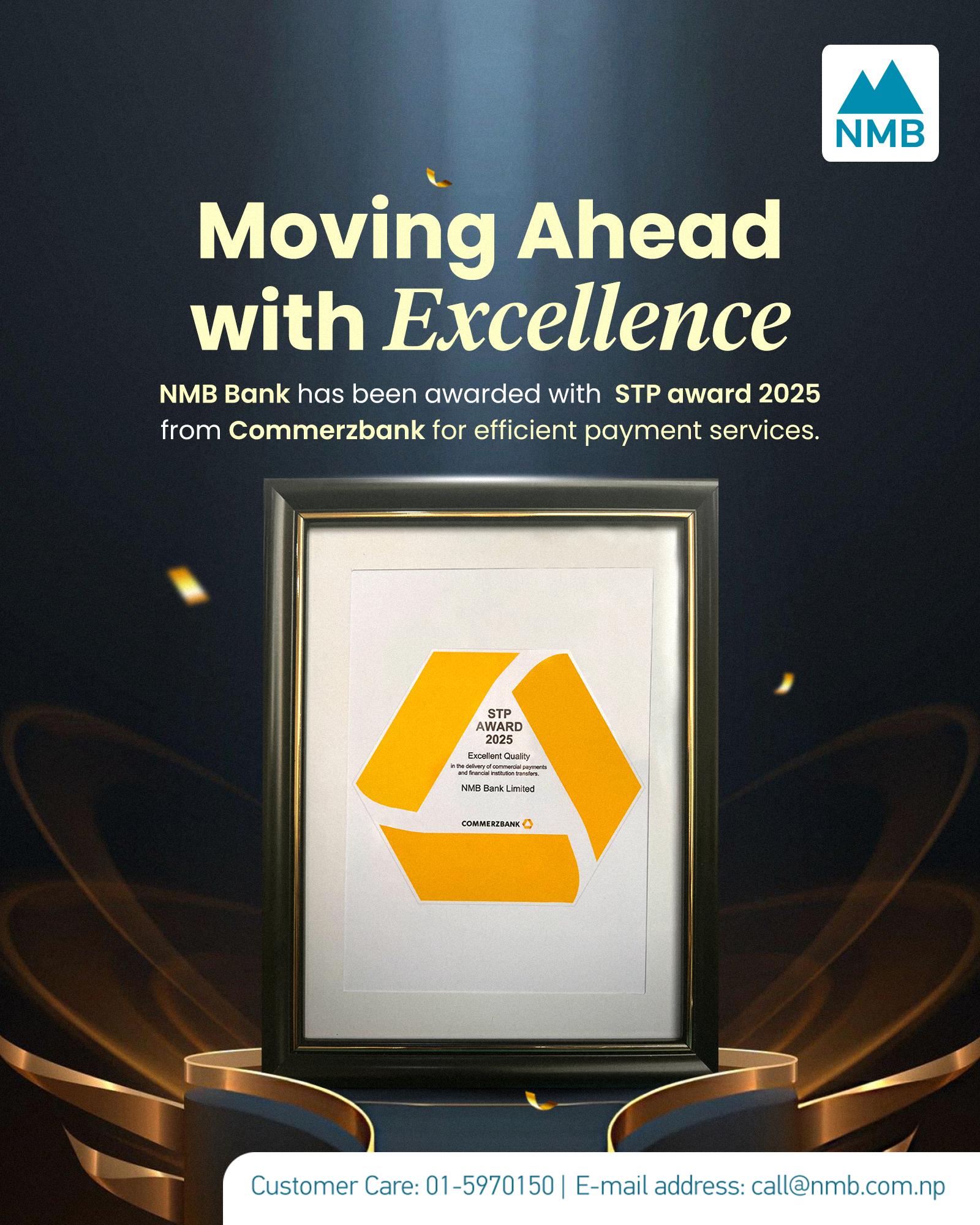 NMB Bank Receives STP Award 2025 from Commerz Bank Germany