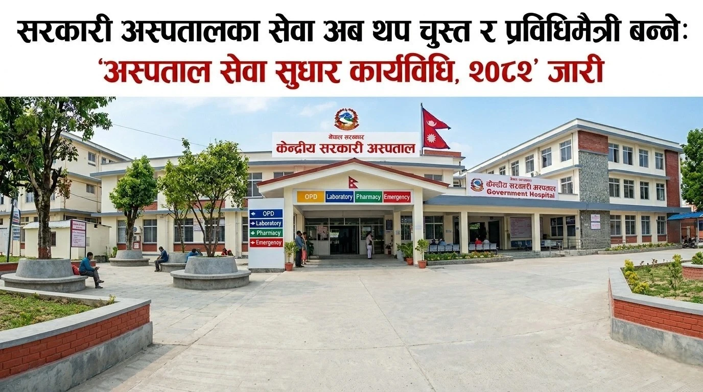 Work procedure made to transform government hospitals, mandatory pharmacy in hospital
