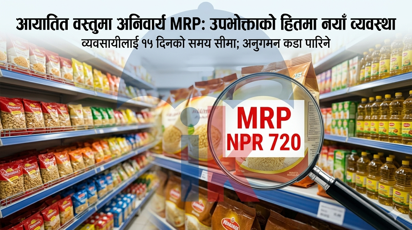Maximum retail price mandatory on imported goods, 15 days time for implementation