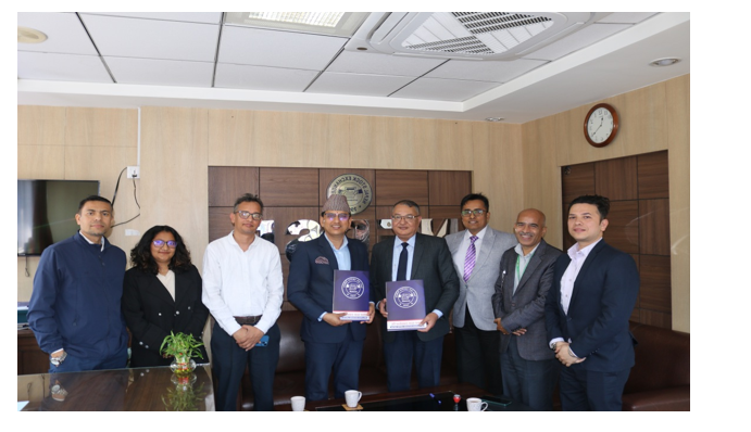 NEPSE signs MoU with Time Pharmaceuticals to conduct sealed bidding