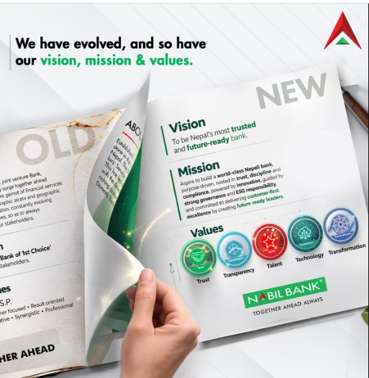 Nabil Bank moving ahead with new objectives, goals and values