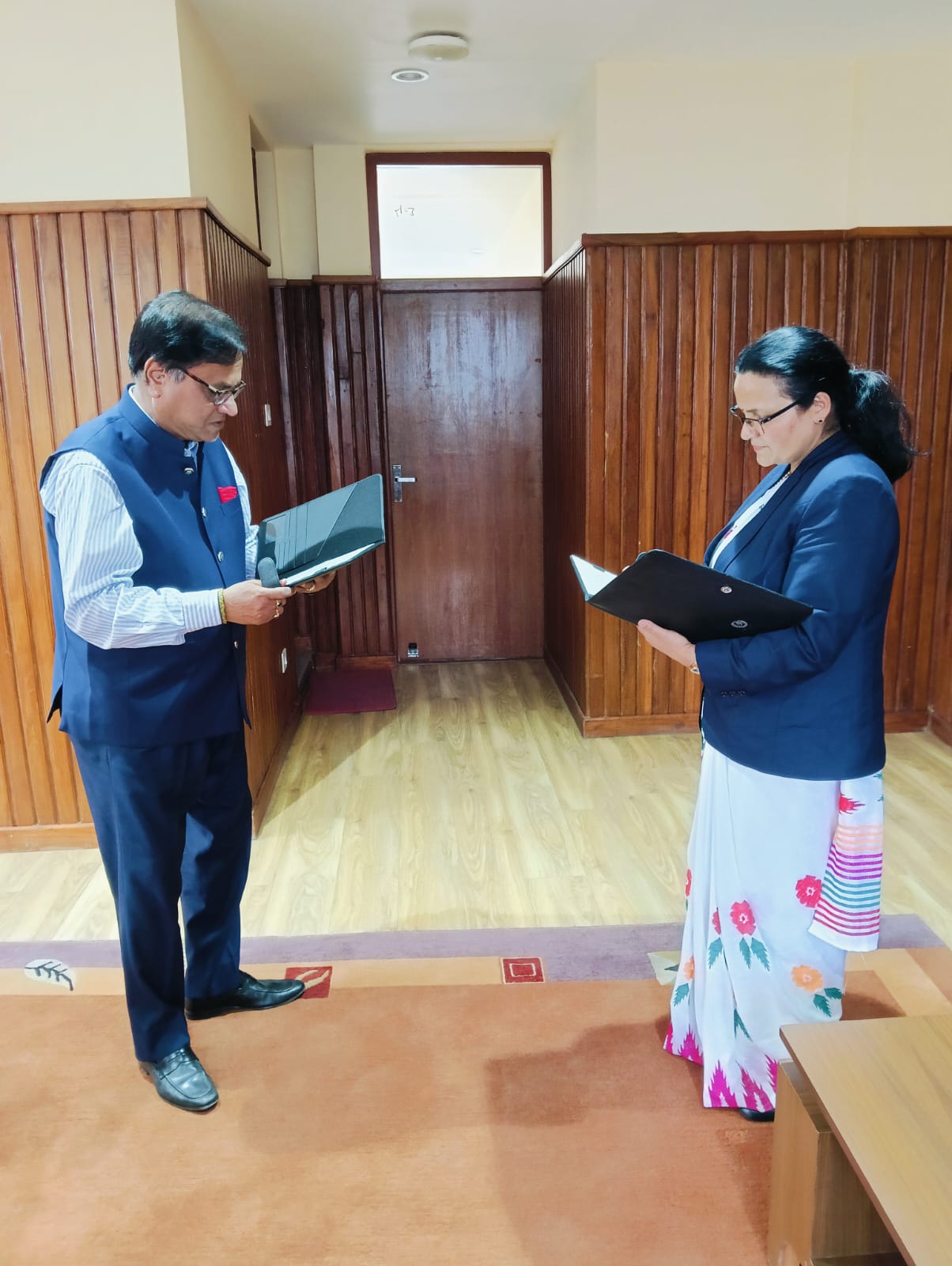 Chairman of Himalayan Life Insurance Bajaj Bajaj takes oath of office and secrecy
