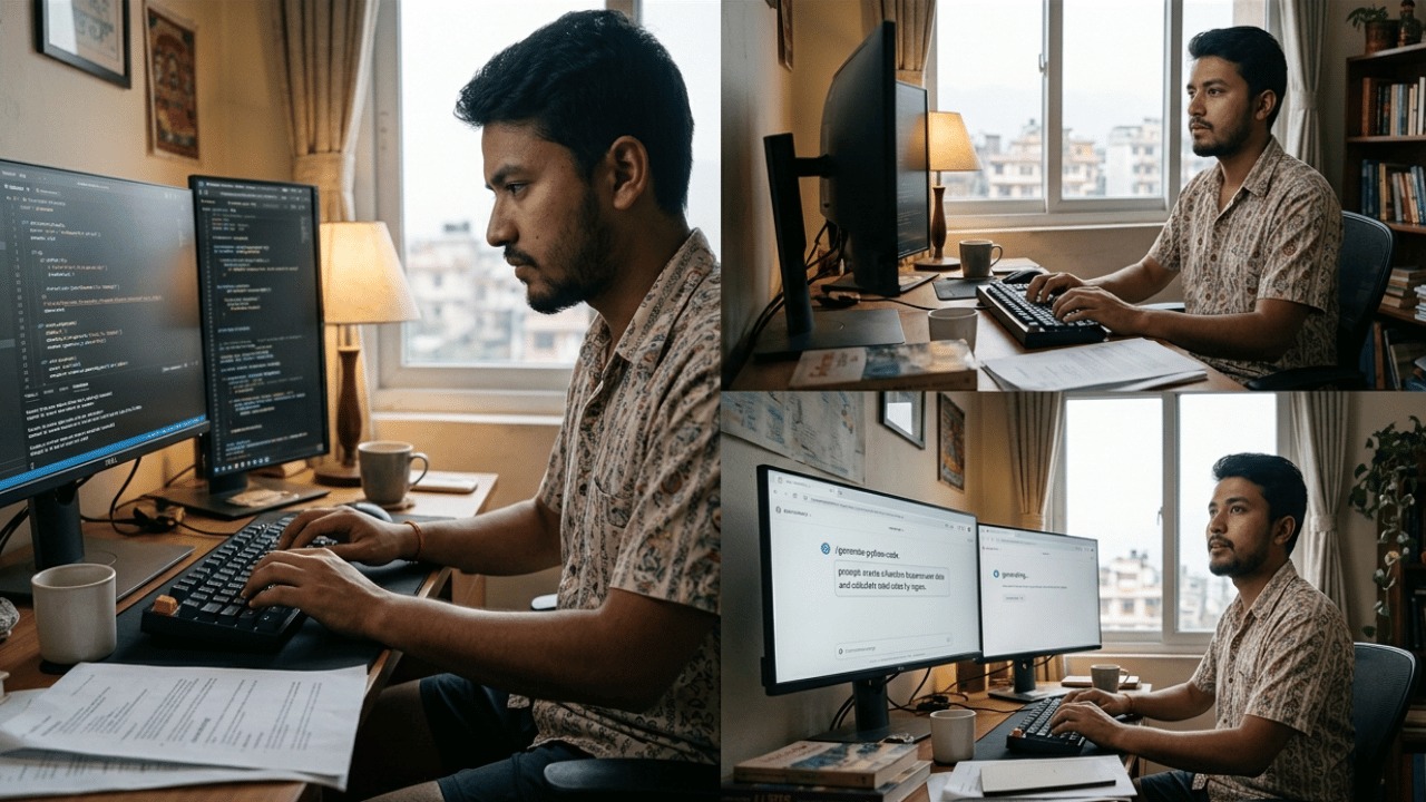 The era of AI writing code: Google’s new trend is in crisis or opportunity for Nepali developers?