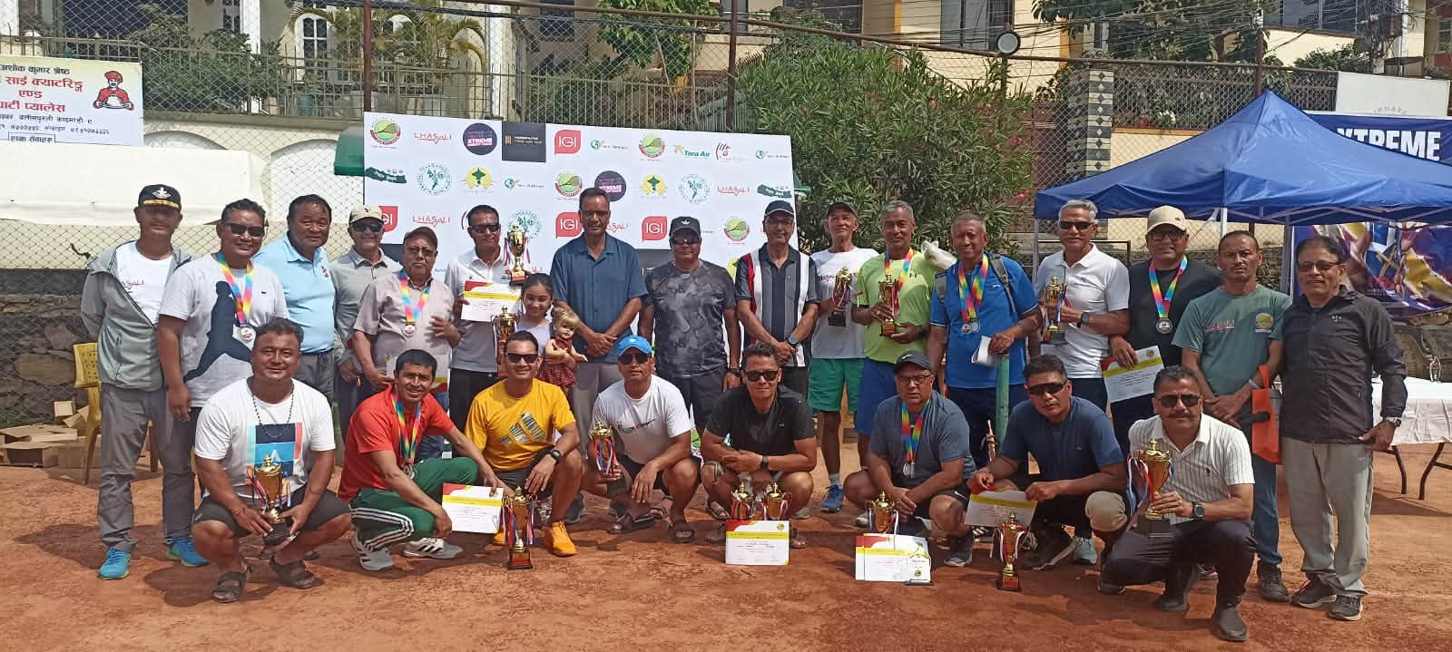 3rd Mandikhatar Amateur Tennis Tournament: Meghendra and Bhishma Jung win 35-year-old doubles title