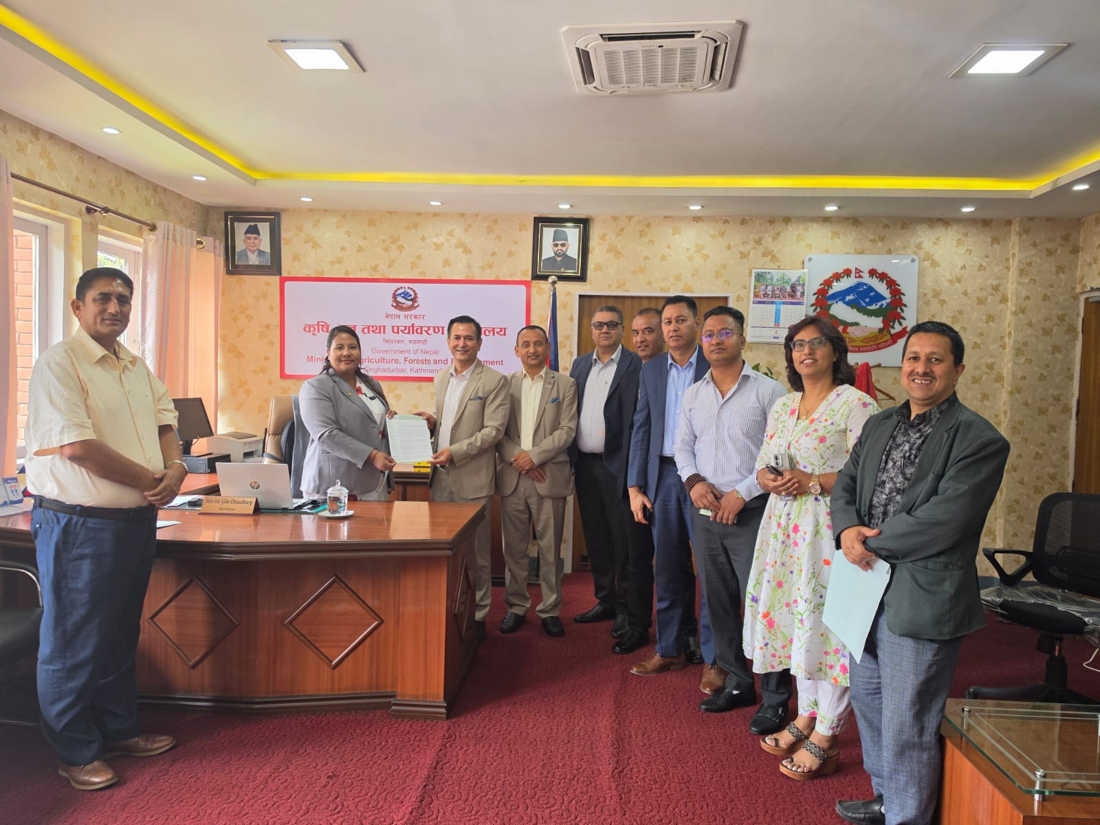 IPPAN meets Forest Minister: Draw attention to resume works on hydropower projects stalled by National Park