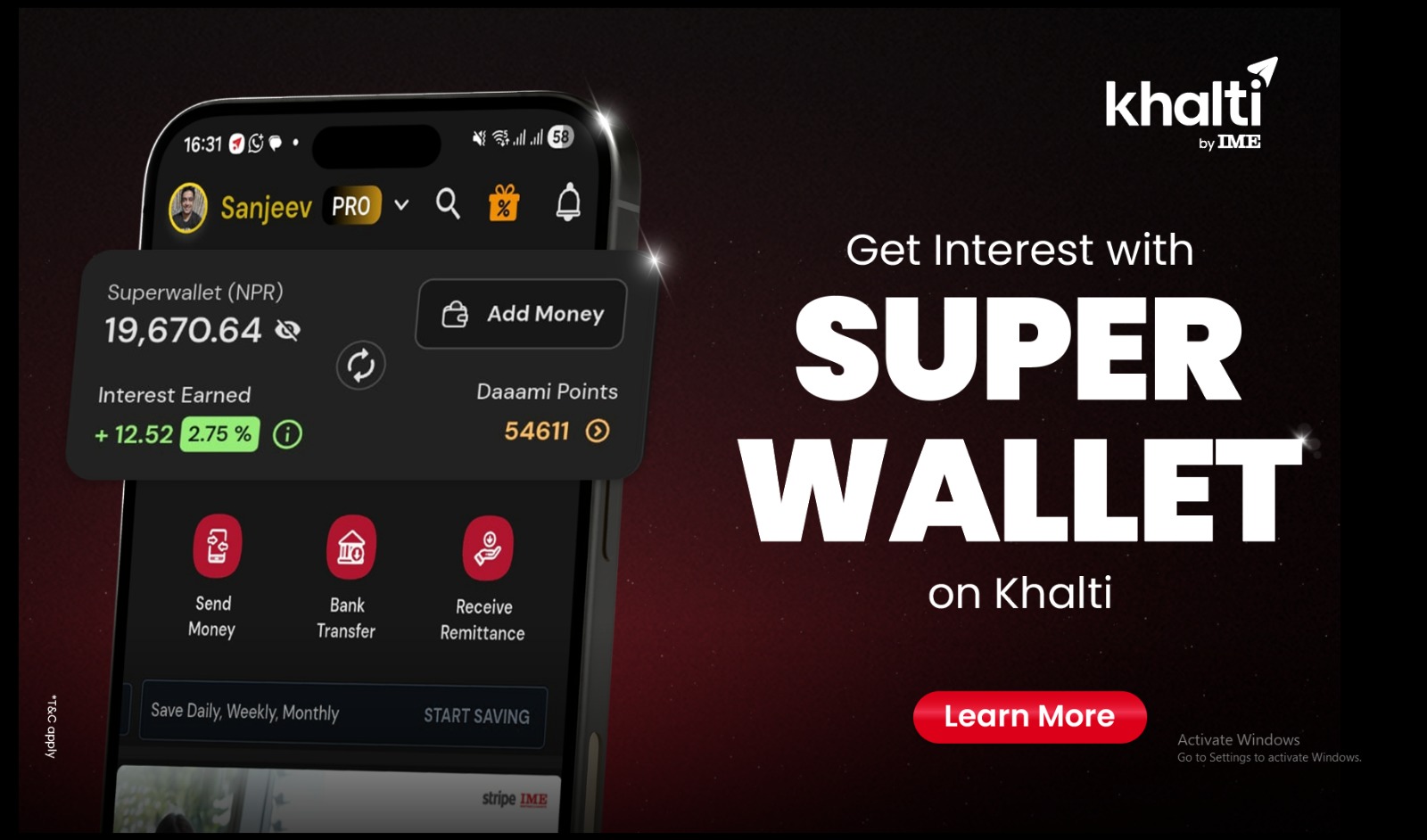 IME Khalti launches super wallet service