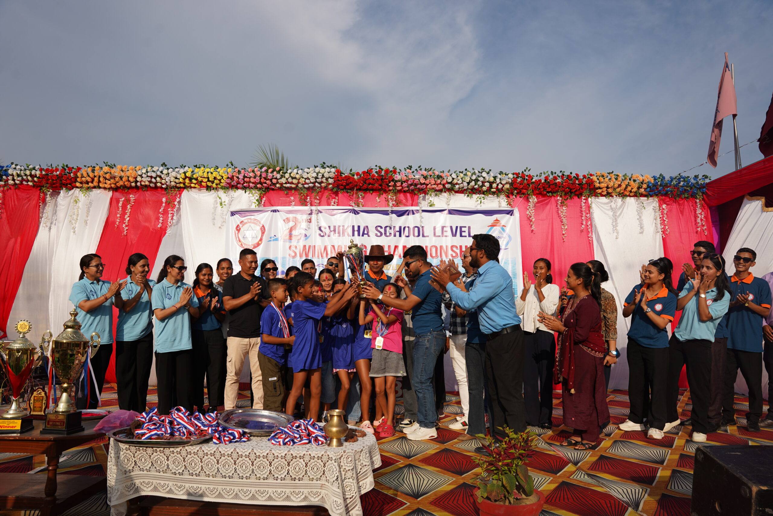 Shikha Academy wins National Swimming Championship title