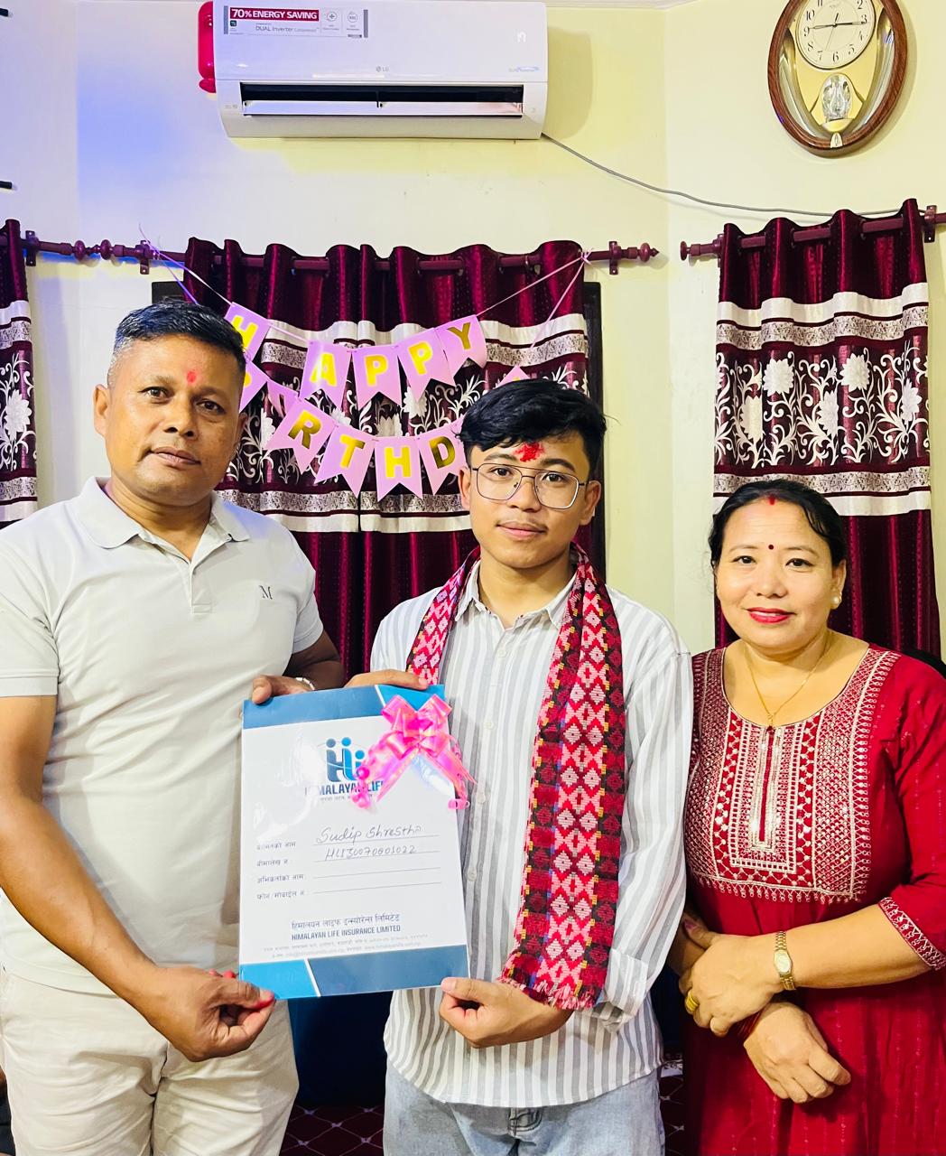 “Dhan Sagar Bima Policy” Gift on the occasion of Birthday