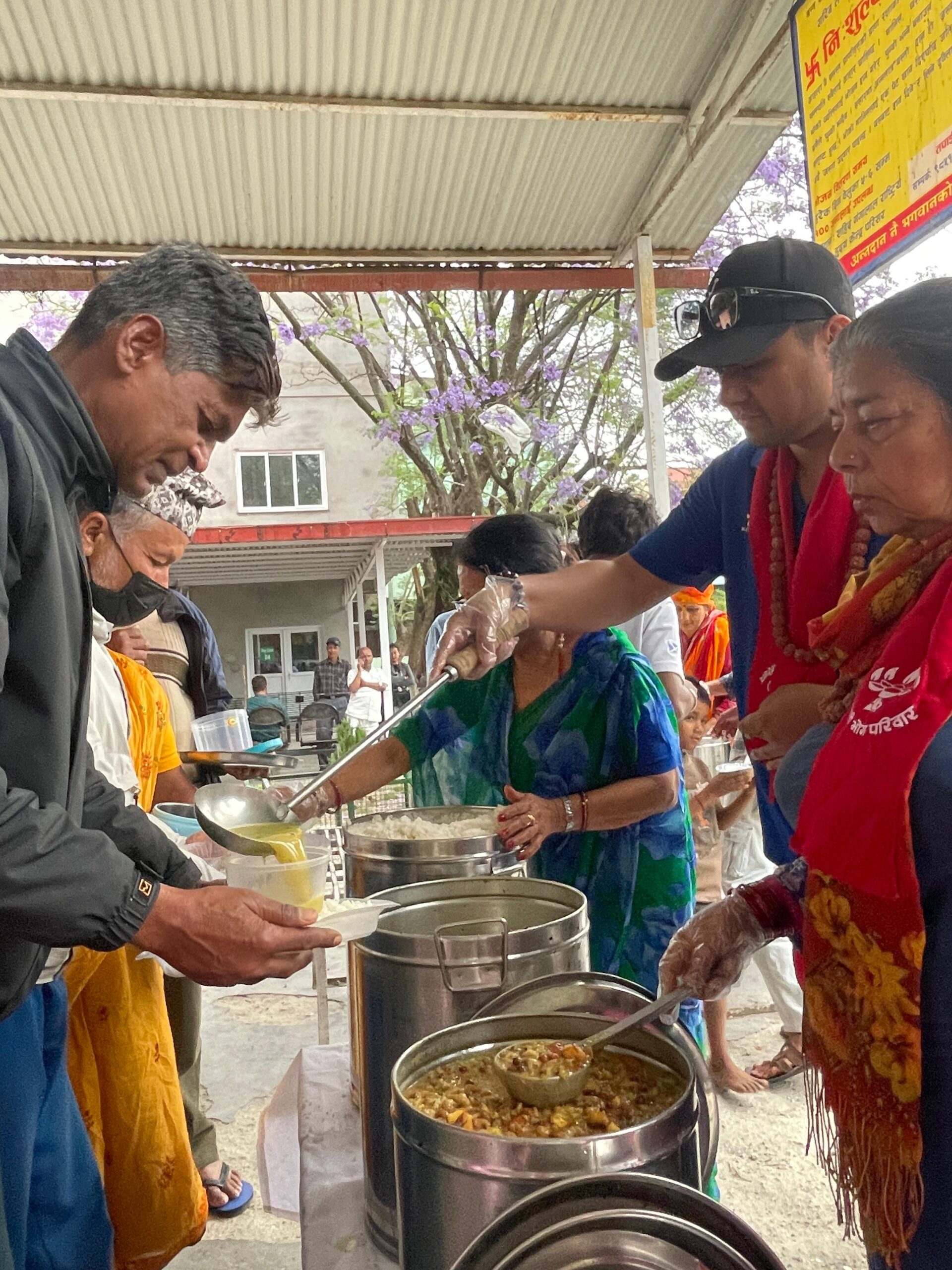 Kamana Sewa Bikas Bank distributes free food to Shahid Gangalal National Heart Centre