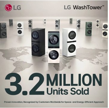 LG Electronics sells 3.2 million units worldwide
