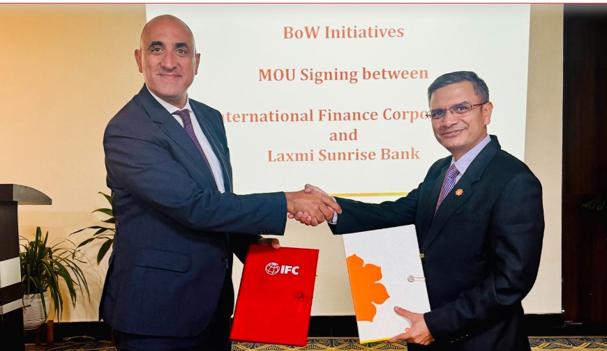 Laxmi Sunrise Bank collaborates with IFC under ‘Banking on Women’ initiative